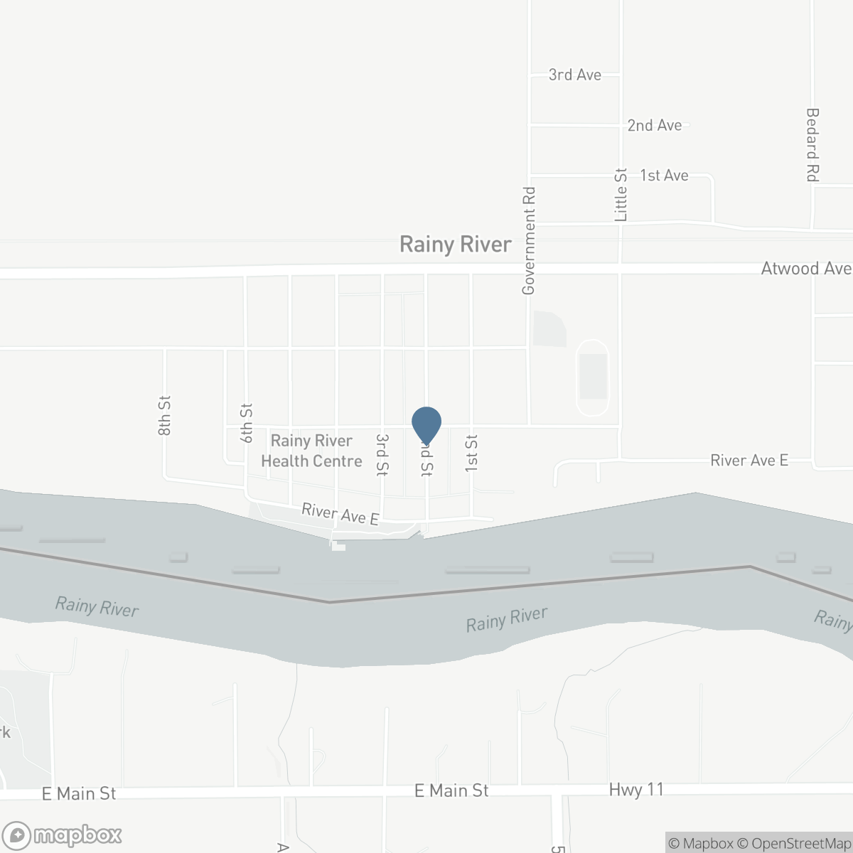 216 SECOND Street, Rainy River, Ontario P0W 1L0